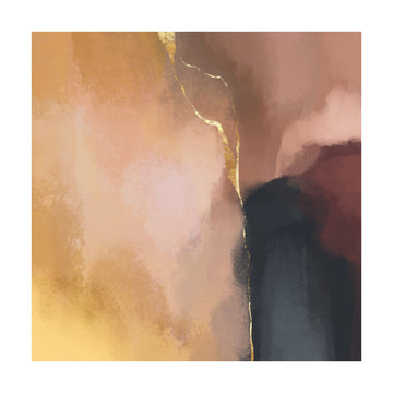 Elegant Abstract Gold | Poster - Passepartout