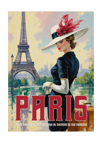 Vintage Paris Glamour | Poster - Passepartout