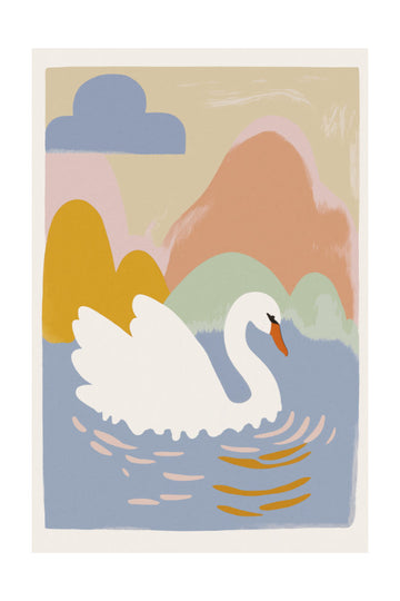 Swan's Dreamscape | Poster - Passepartout