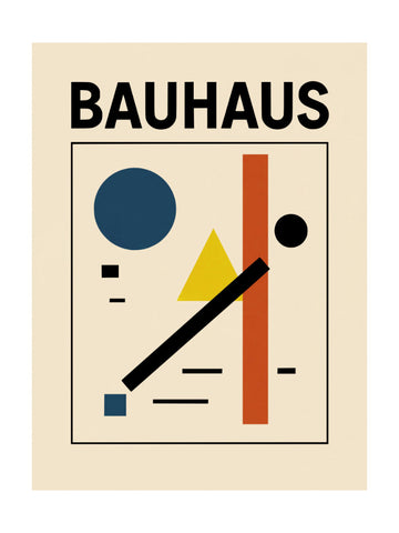 Bauhaus Geometric Abstract | Poster - Passepartout