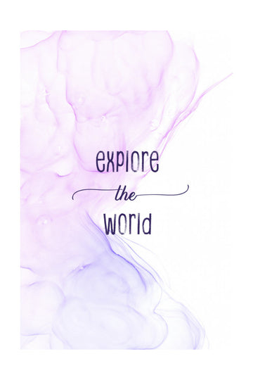 Ethereal Explore World Quote | Poster - Passepartout