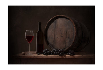 Rustic Wine Still Life | Poster - Passepartout