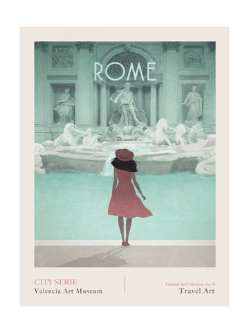 ROME - 1 TREVI FOUNTAIN | Poster - Passepartout
