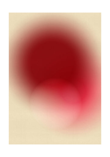 Red Gradient Aura | Poster - Passepartout