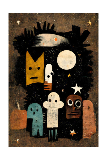 Celestial Facescape | Poster - Passepartout