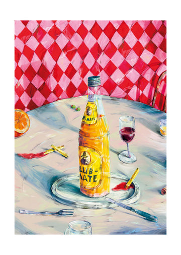 Vibrant Table Still Life | Poster - Passepartout