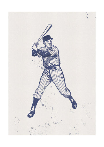 Classic Baseball Batter | Poster - Passepartout