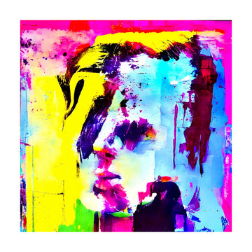 Vibrant Abstract Portrait | Poster - Passepartout