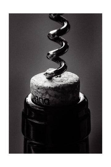 Uncorking The Wine | Poster - Passepartout