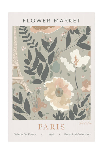 Paris Flower Market | Poster - Passepartout