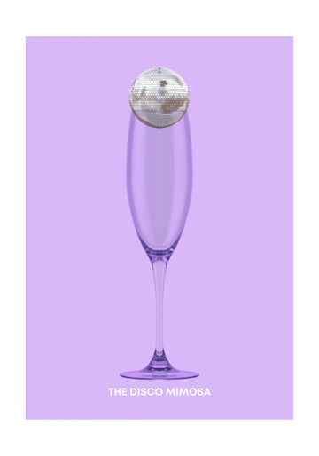 Disco Mimosa | Poster - Passepartout