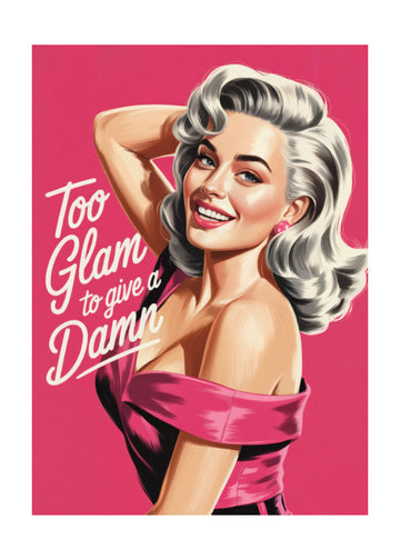 Glamorous Sassy Woman | Poster - Passepartout