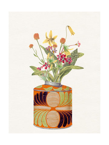 Charming Wildflower Bouquet | Poster - Passepartout