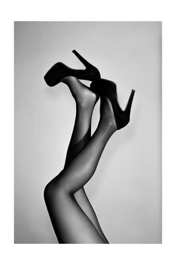 Elegant High Heel Legs | Poster - Passepartout