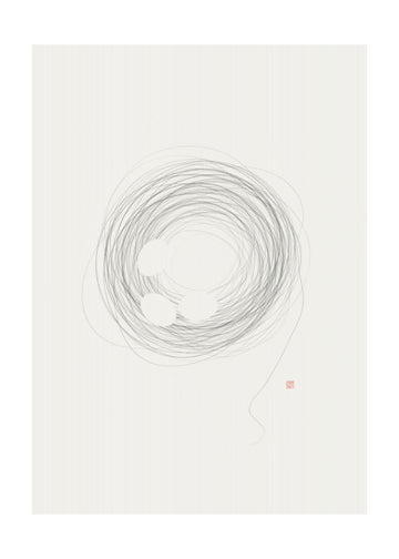 Abstract Nest Circles | Poster - Passepartout