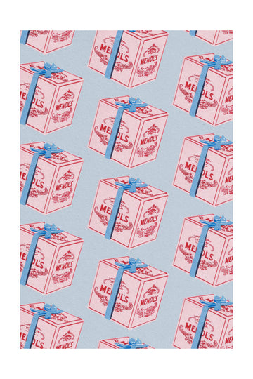 Pastel Gift Box Pattern | Poster - Passepartout