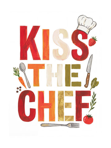 Kiss The Chef | Poster - Passepartout