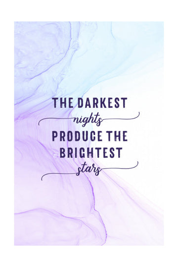 Dark Nights Bright Stars | Poster - Passepartout