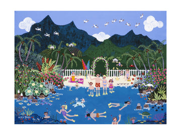 Tropical Family Paradise | Poster - Passepartout