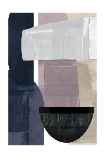 Modern Muted Geometry | Poster - Passepartout
