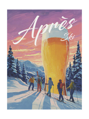 Après Ski Cheers | Poster - Passepartout