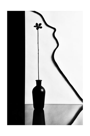 Elegant Profile Bloom | Poster - Passepartout