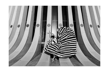 Graceful Striped Dancer | Poster - Passepartout