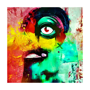 Vivid Abstract Eye | Poster - Passepartout
