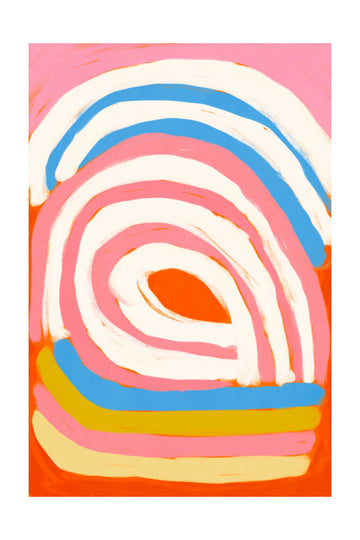 Colorful Abstract Arches | Poster - Passepartout