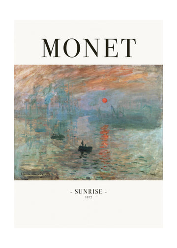 Sunrise 1872 | Poster - Passepartout