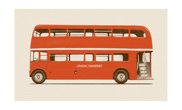 London Double Decker | Poster - Passepartout