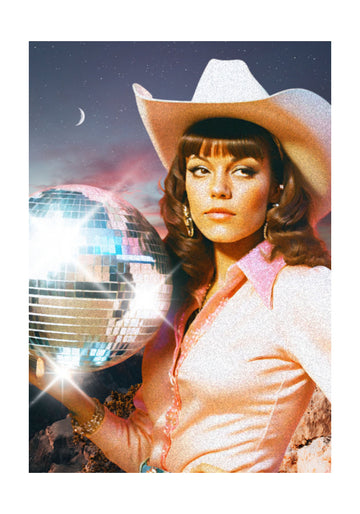 Cosmic Cowgirl | Poster - Passepartout