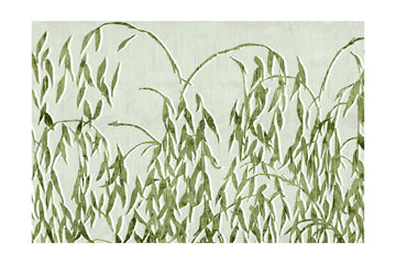 Serene Green Leaves | Poster - Passepartout
