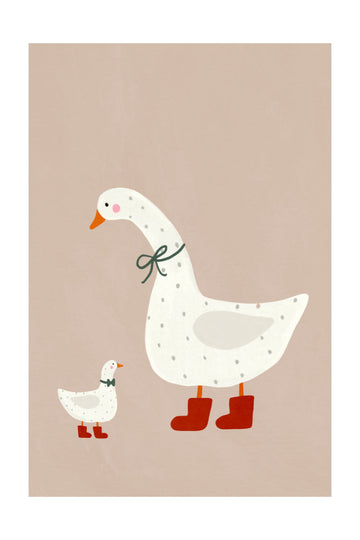 Goose and Gosling | Poster - Passepartout