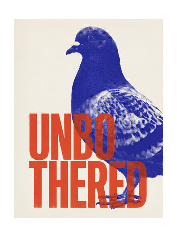 Unbothered Pigeon | Poster - Passepartout