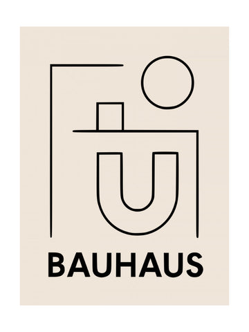 Bauhaus Minimalist Graphic | Poster - Passepartout