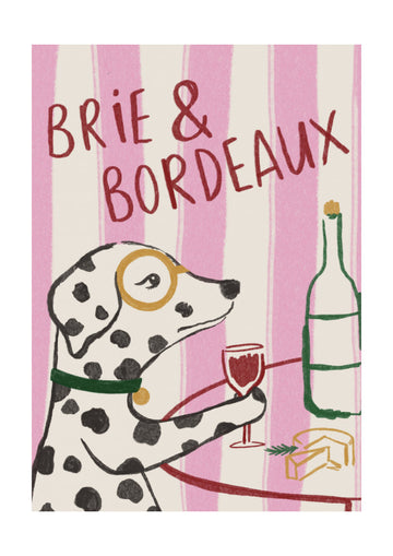 Brie & Bordeaux | Poster - Passepartout
