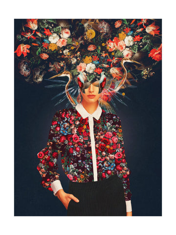 Your Head Was Full of Colours That Had No Names | Poster - Passepartout