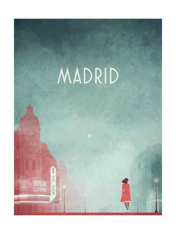Madrid 1- GRAN VIA | Poster - Passepartout