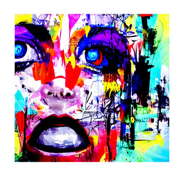Vibrant Urban Portrait | Poster - Passepartout