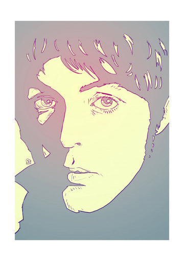 Youthful Gaze Portrait | Poster - Passepartout