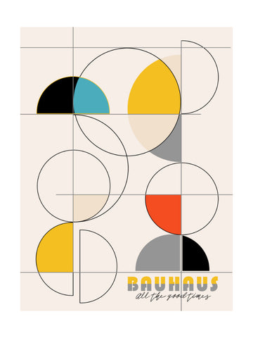 Bauhaus Geometric Shapes | Poster - Passepartout