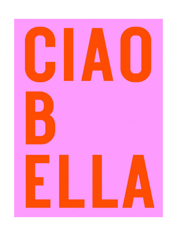 Ciao Bella Words | Poster - Passepartout