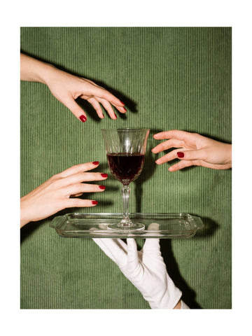 Elegant Wine Service | Poster - Passepartout