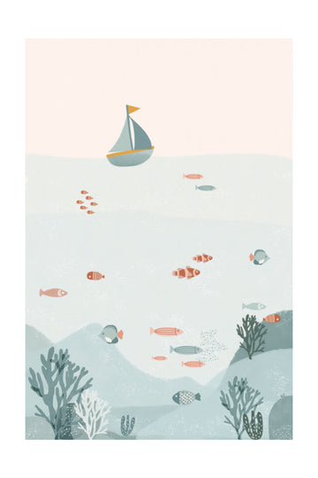 Whimsical Ocean Life | Poster - Passepartout