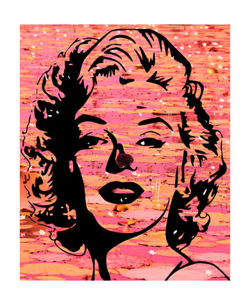 Marilyn Monroe Pink Lotus | Poster - Passepartout
