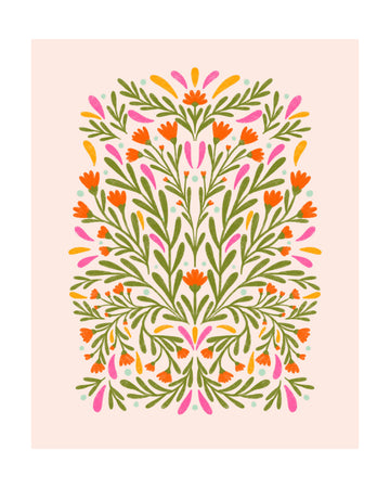 Cheerful Botanical Design | Poster - Passepartout
