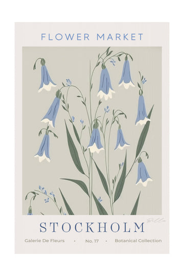 Delicate Bluebell Bloom | Poster - Passepartout