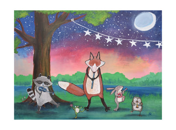 Whimsical Animal Band | Poster - Passepartout