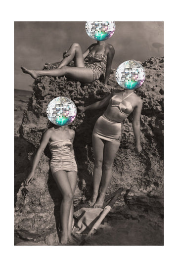 Disco Beach Glamour | Poster - Passepartout